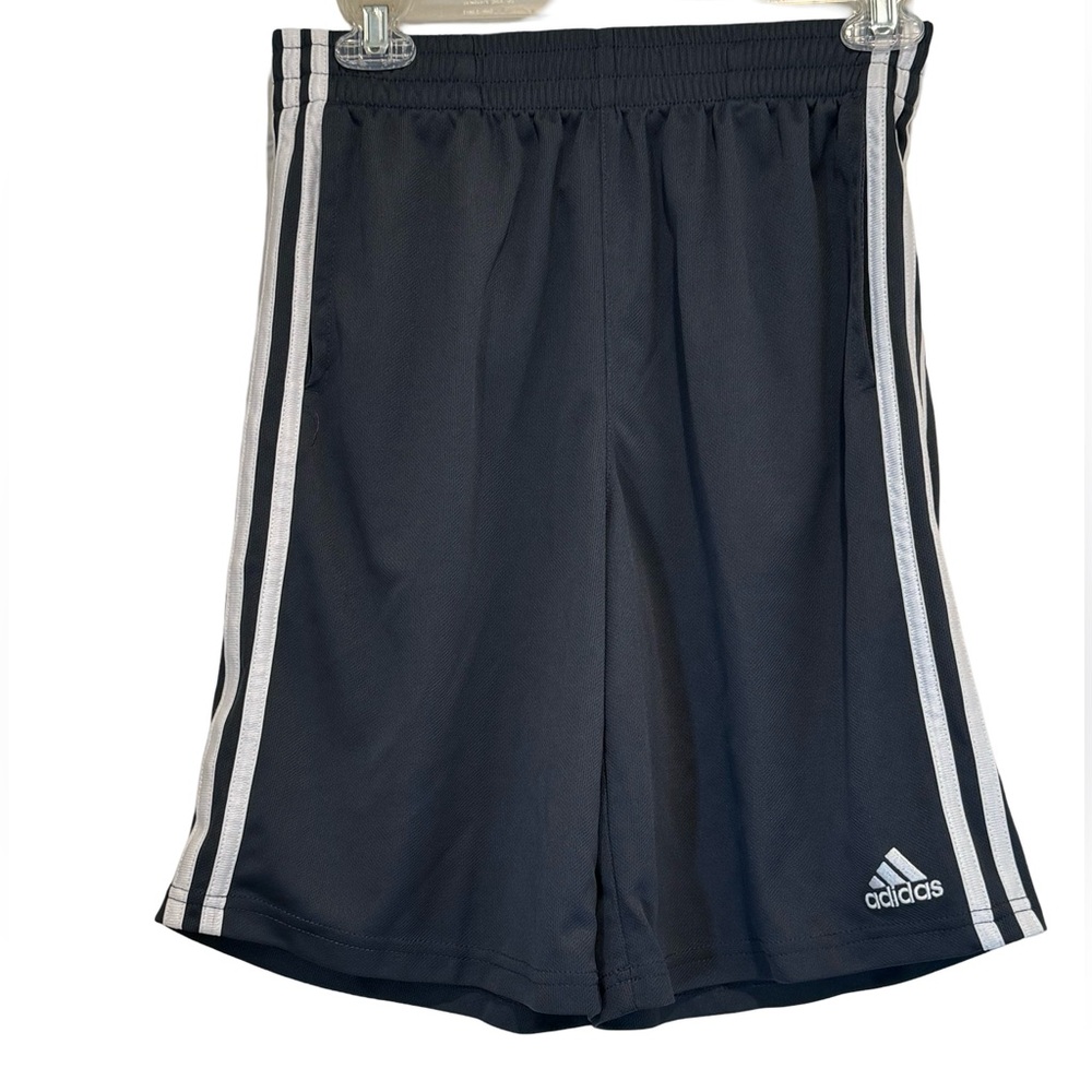 Adidas Grey Athletic Shorts Boys’ Large (14/16)